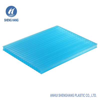 Hitze, die Leistungs-Polycarbonats-Höhlen-Blatt 50um Anti- UV-16mm Soem abschirmt