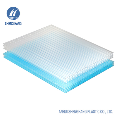Antiauswirkungs-Hurrikan-Polycarbonats-Höhlen-Blatt 16mm klares grünes Eco