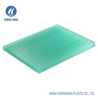 12mm hohle Kern-Polycarbonats-Blatt-Brett-Fassaden-UVbeweis-langlebiges Gut