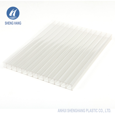 Anti-UVdie vier Wand-Höhlen-Polycarbonat bedeckt 2000*3000mm 14mm dick