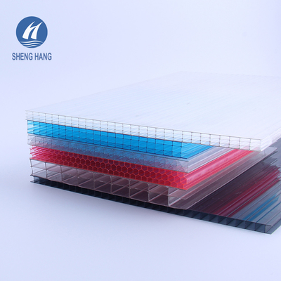 Polypropylen-hohles Bienenwaben-Polycarbonats-Blatt hochfestes 2.2kg/M2 3m