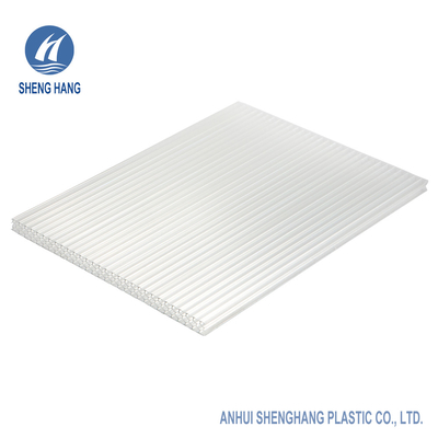 UVbienenwaben-Polycarbonats-Dach des schutz-50um täfelt 10mm Multiwall Leichtgewichtler