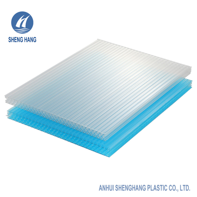 UVbienenwaben-Polycarbonats-Dach des schutz-50um täfelt 10mm Multiwall Leichtgewichtler