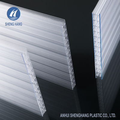 18mm Höhle PC multi Schicht Antifire Diamond Structure des Wand-Polycarbonats-Blatt-6