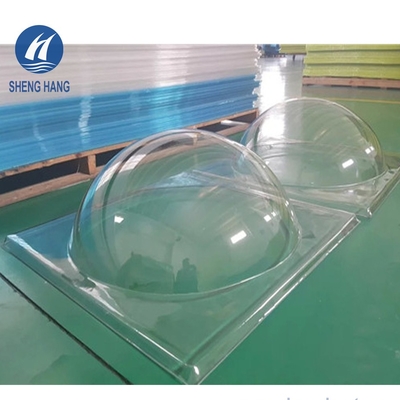 Abgrifffeste Polycarbonats-Produkt-Plastikoberlicht-Haube 8mm 2 Seiten-UVschutz