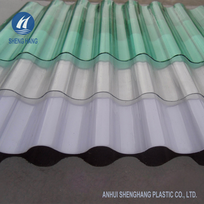Alterungsbeständigkeits-gewölbtes Polycarbonat, das Platte 0.8mm 1.0mm überdacht